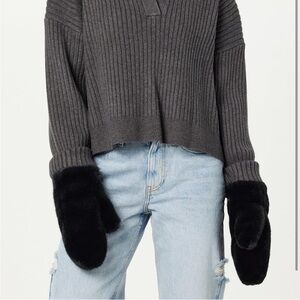 The Drop Women’s Aspen Faux Fur Mittens